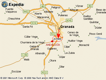 Accesos a Armilla desde la ciudad de Granada